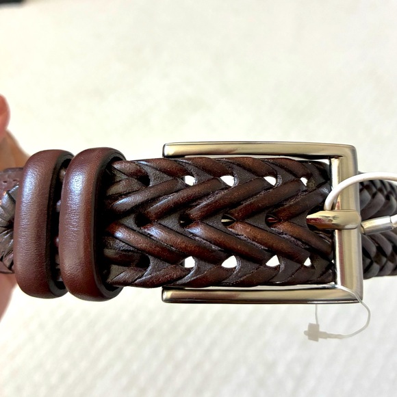 NWT Perry Ellis leather belt size 32 men - Picture 1 of 3